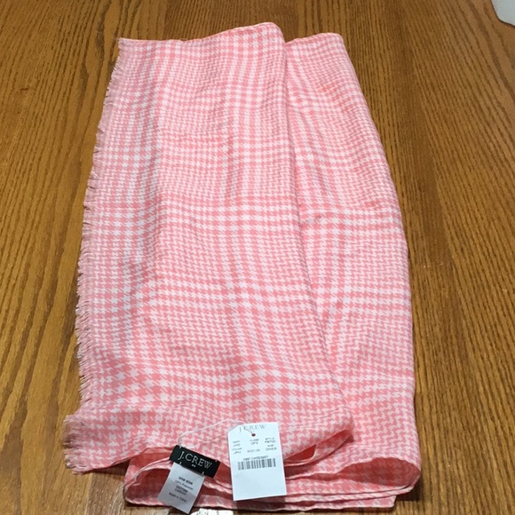 J. Crew Accessories - J Crew scarf in pink NWT